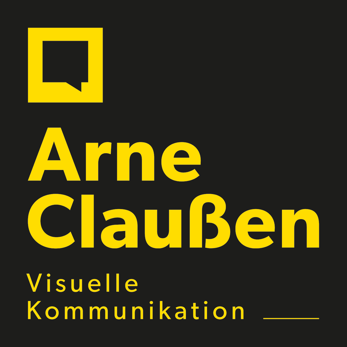 Logo Arne Claußen | Visuelle Kommunikation.